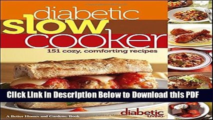 [Read] Diabetic Slow Cooker (Diabetic Living) Free Books