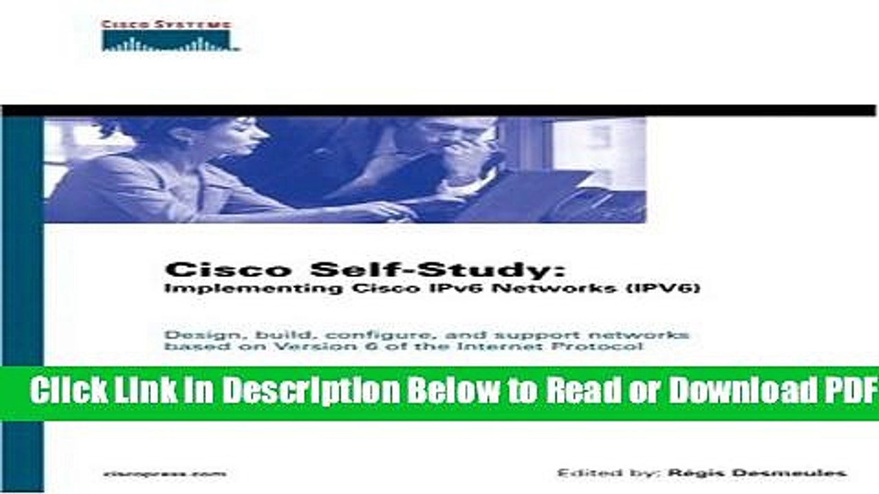 [Get] Cisco Self-Study: Implementing Cisco IPv6 Networks (IPV6) Free Online