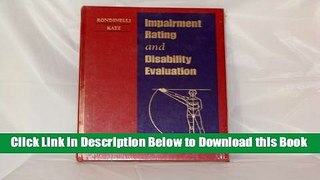 [Best] Impairment Rating and Disability Evaluation, 1e Free Books