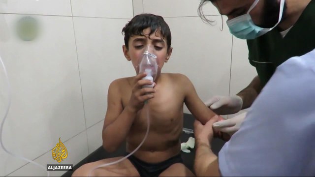Syrian government blamed for Aleppo chemical attack