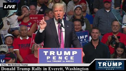 Donald Trump Rally in Everett, Washington FULL SPEECH HD [ AMAZING MUST WATCH ]_46