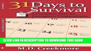 Collection Book 31 Days to Survival: A Complete Plan for Emergency Preparedness