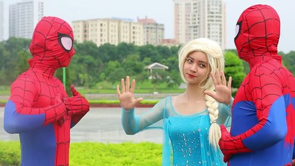 #Spiderman & Frozen Elsa VS Doctor Wolverine! Spiderman is Sick! Funny Superheroes in Real Life  )