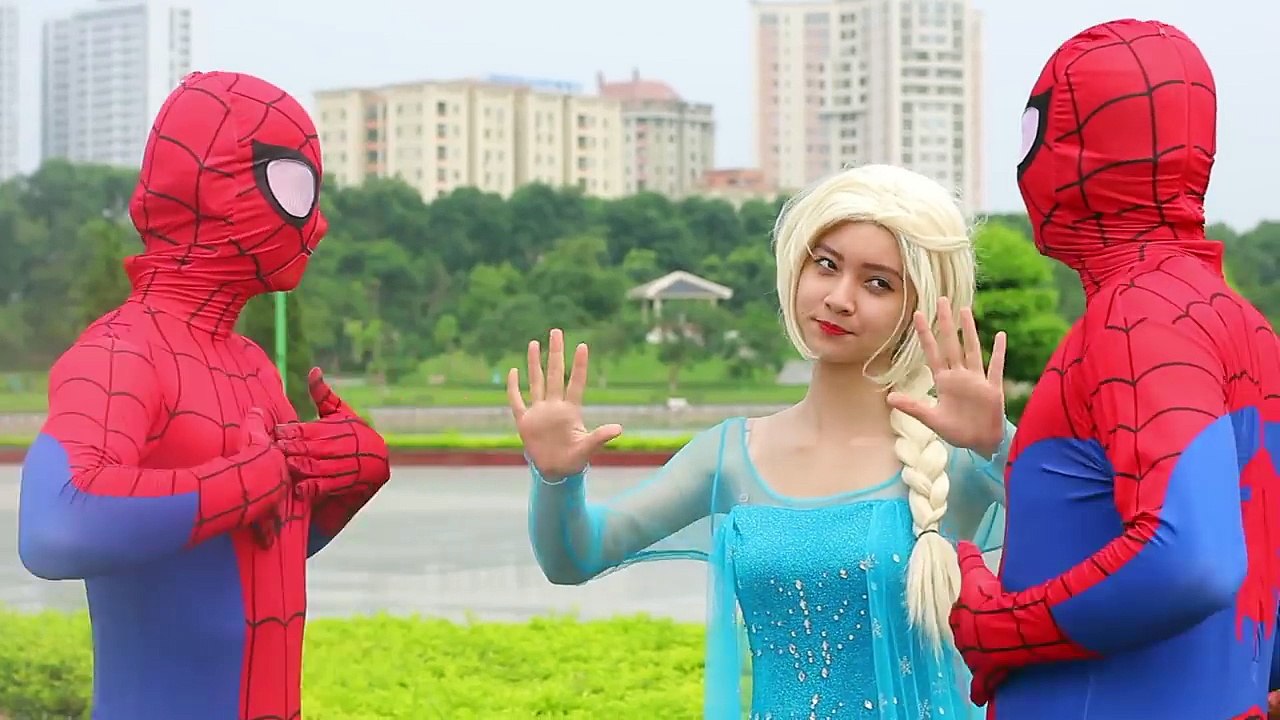 #Spiderman & Frozen Elsa VS Doctor Wolverine! Spiderman is Sick! Funny Superheroes in Real Life  )