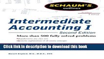 Read Schaums Outline of Intermediate Accounting I, Second Edition (Schaum s Outlines)  Ebook Free