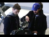 Daft Punk Seen At Airport WITHOUT HELMETS