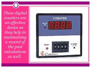 Digital Counters are a Constructive Electronic Device