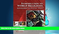 Choose Book Introduction to World Religions DANTES / DSST Test Study Guide - Pass Your Class -