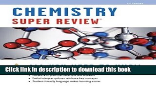 Read Chemistry Super Review (Super Reviews Study Guides)  Ebook Free