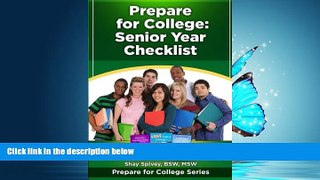 Online eBook Prepare for College: Senior Year Checklist (Volume 4)