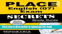 Read PLACE English (07) Exam Secrets Study Guide: PLACE Test Review for the Program for Licensing