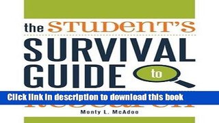 Read The Student s Survival Guide to Research  Ebook Free