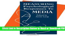 [PDF] Measuring Psychological Responses To Media Messages (Routledge Communication Series) Popular