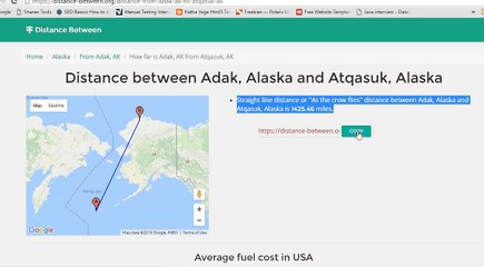 Distance Between Two Cities Calculator