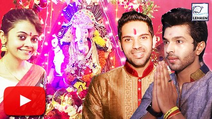 Devoleena Bhattacharjee, Ankit Bathla, Mouni Roy CELEBRATED Ganesh Chaturthi