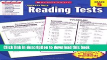Read Scholastic Success With Reading Tests, Grade 5 (Scholastic Success with Workbooks: Tests