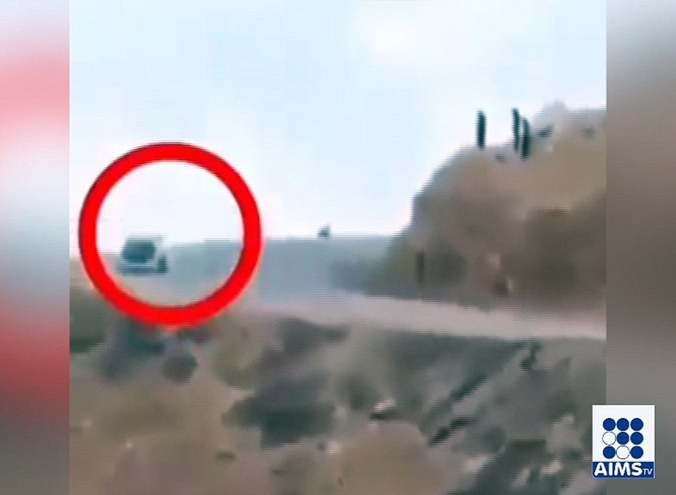 خطرناک موڑ پر خوفناک حادثہ، گاڑی کا کیا ہوا دیکھیے اس ویڈیو میں