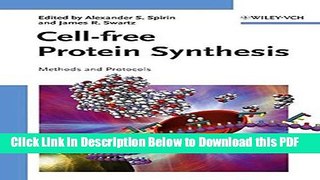 [Read] Cell-free Protein Synthesis: Methods and Protocols Full Online
