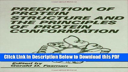 [PDF] Prediction of Protein Structure and the Principles of Protein Conformation Ebook Free