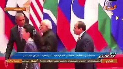 تقرير عن مسلسل إهانة السيسي في زياراته للخارج