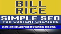 [PDF] Simple SEO for Content Creators: Guide to creating a content marketing process that search