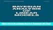 [Best] Bayesian Analysis of Linear Models (Statistics:  A Series of Textbooks and Monographs)