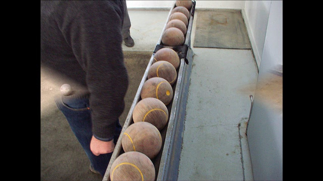Boule vignoble nantais terrain incurvé