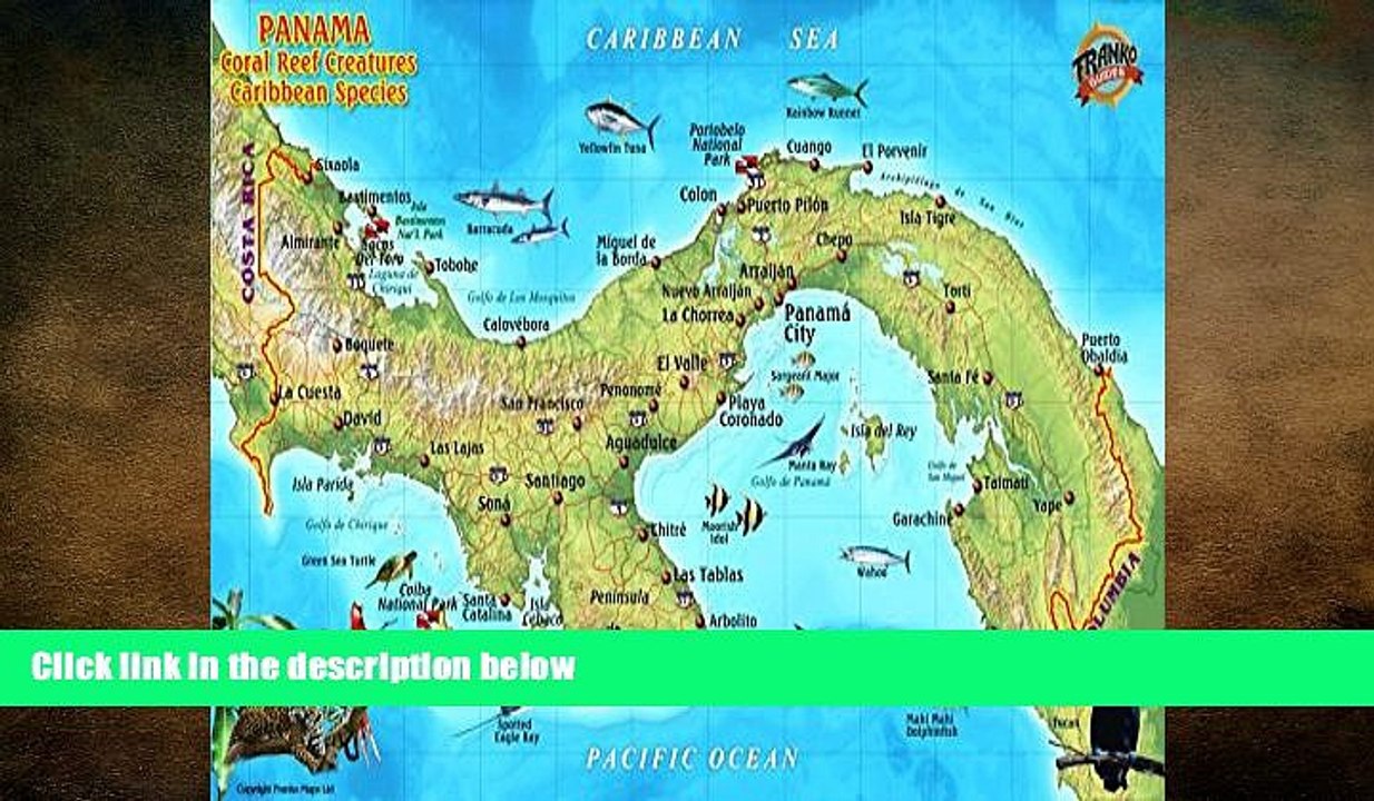 READ book  Panama Caribbean Coral Reef Creatures Guide Franko Maps Laminated Fish Card  DOWNLOAD