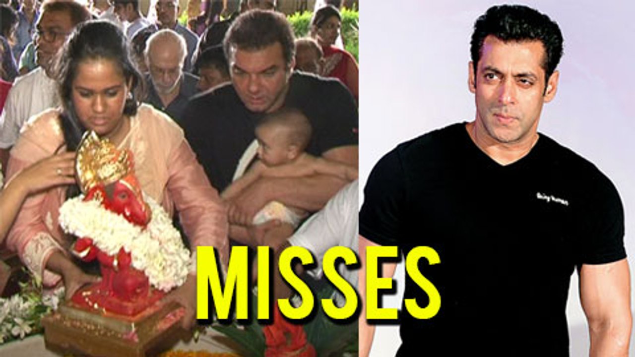 Salman Khan Missing From Ganpati Visarjan