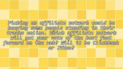 ClickBank or JVZoo for Affiliate Marketing?