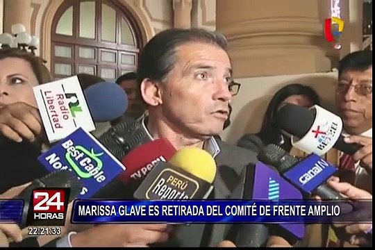 Marisa Glave considera “ilegítima” su separación de comité del Frente Amplio