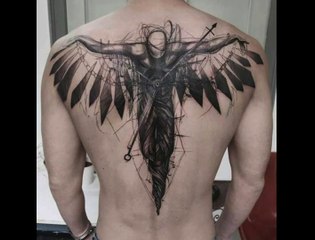 Badass Back Tattoos For Men