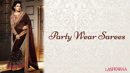 Get your Glamour Quotient at an All Time High with these Stunning Part Wear Sarees