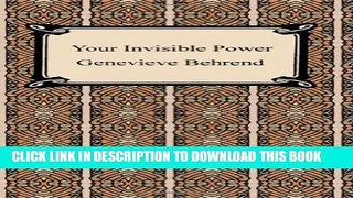 Collection Book Your Invisible Power: Working Principles and Concrete Examples in Applied Mental