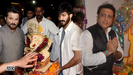 Ganpati Visarjan Govinda And Harshvardhan Kapoor Celebrate With Joy