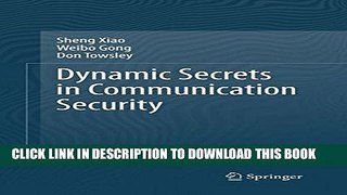 Collection Book Dynamic Secrets in Communication Security