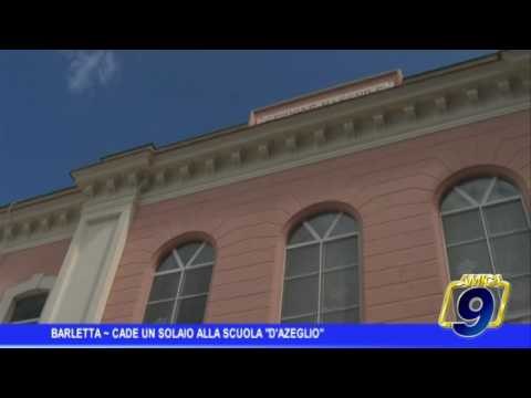Barletta | Cade un solaio alla scuola D'Azeglio