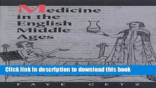 Read Medicine in the English Middle Ages  Ebook Free