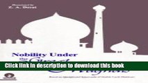 Download Nobility Under the Great Mughals: Based on Dhakhiratul Khawanin of Shaikh Farid Bhakkari