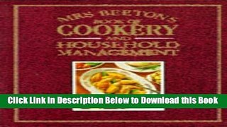 [Reads] Mrs. Beeton s Book of Cookery and Household Management Online Books