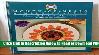 [PDF] Month of Meals: A Menu Planner Popular New
