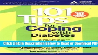 [Get] 101 Tips for Coping with Diabetes Free New