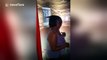 Man puts mother-in-law in a Hurricane simulator