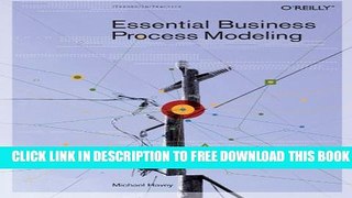New Book Essential Business Process Modeling