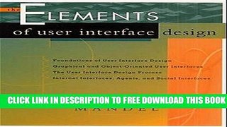 Collection Book The Elements of User Interface Design