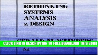 Collection Book Rethinking Systems Analysis   Design