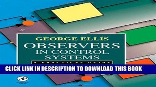 New Book Observers in Control Systems: A Practical Guide
