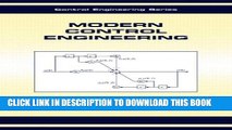 New Book Modern Control Engineering (Automation and Control Engineering)