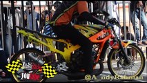 AHRS Drag Bike Championship Kelas Kawasaki Ninja 150 cc frame std AHRS  series 4 bantul 2014 FULL HD