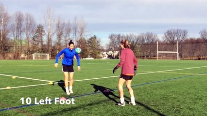Partner Juggling Ladder | Technical Training with Kris Ward | YFutbol